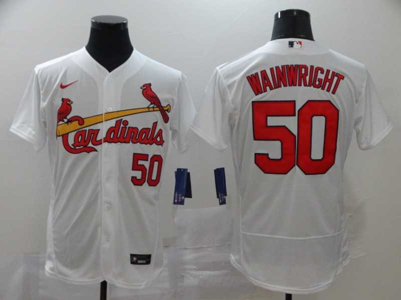 Cardinals 50 Adam Wainwright White 2020 Nike Flexbase Jersey,We sell and wholesale Cardinals 50 Adam Wainwright White 2020 Nike Flexbase Jersey on line form chian!
